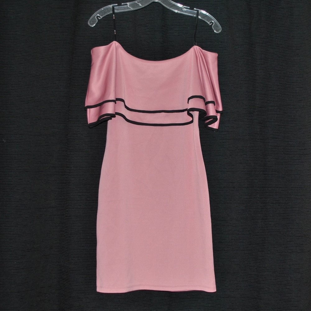 NWOT Mine Rose Pink Fitted Dress
